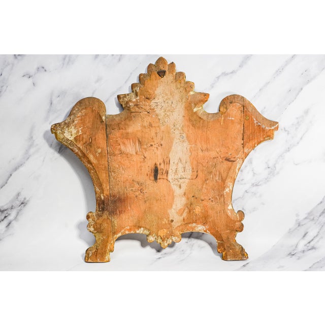 Stunning Baroque 18th Century Antique Italian Carved Wood Tridentine Latin Mass Altar Card Home Decor For Sale - Image 12 of 14