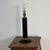 Mid-Century French Black Leather and Brass Table Lamp For Sale - Image 15 of 15