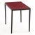 Contemporary Iron and Leather Side Table in the Manner of Jean-Michel Frank, Contemporary For Sale - Image 3 of 6