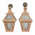 Mid 19th Century Tuscan Red Tole Hanging Lanterns - a Pair For Sale - Image 4 of 6