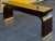 Alessandro for Baker Furniture Asian Modern Ming Style Lacquer & Brass Console Table For Sale In Atlanta - Image 6 of 8