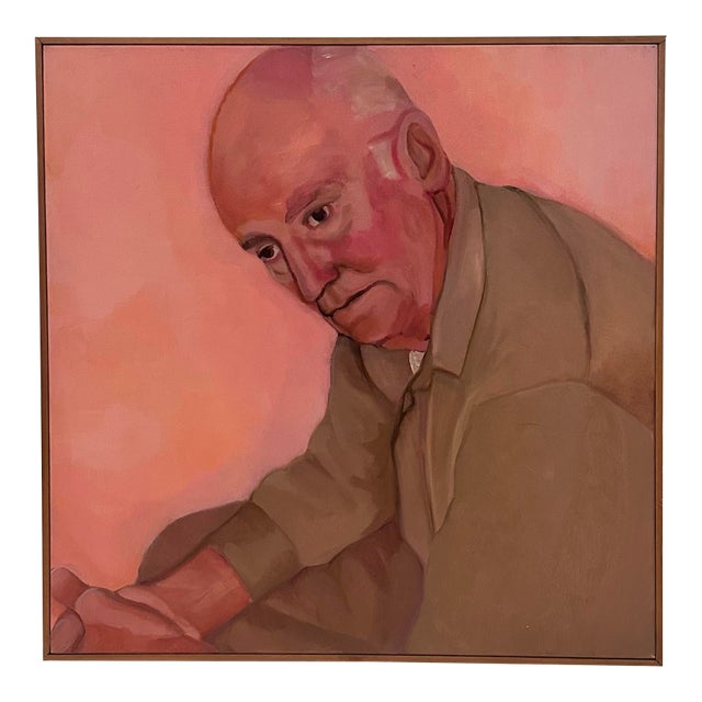 Pink Man Portrait For Sale