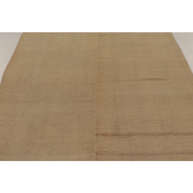 Rug & Kilim’s Contemporary Kilim With Tonal Stripes in Beige & Brown For Sale In New York - Image 6 of 10