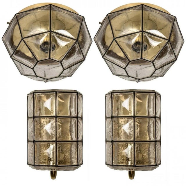 Iron and Bubble Glass Wall Lamps from Limburg, Germany, 1960s, Set of 2 For Sale - Image 10 of 13