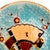 Late 19th Century Antique English Japonisme Majolica Style Cabinet Plates, Turquoise Crackle Glaze, Set of Six, C. 1890–1910 For Sale - Image 5 of 7