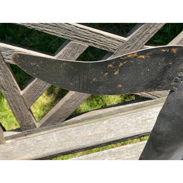 Farmhouse Vintage Hand Wrought Iton Dog For Sale - Image 3 of 9