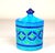 Blue Ceramic Container with Lid by Aldo Londi for Bitossi, 1960s For Sale - Image 8 of 10