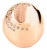 Rose Gold Plated Zircon Studded Bochic Dome Ring- Size 6 For Sale