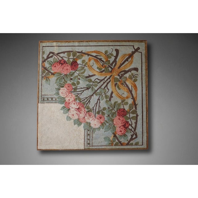 Fresco, 1950s, Painting on Canvas For Sale - Image 6 of 6