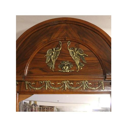 Brown Chest of Drawers with Mirror, France, 1970s For Sale - Image 8 of 10