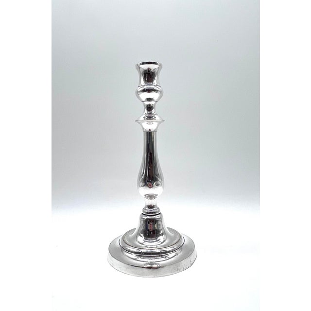 Antique Silver Candlestick by Felix Cheron for Christofle, 1890 For Sale - Image 12 of 12