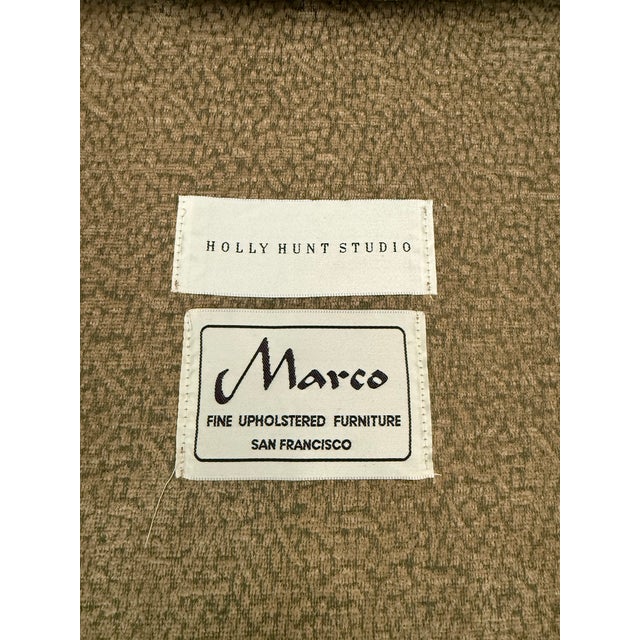 Marco Furniture Holly Hunt JMF Club Chairs- A Pair For Sale - Image 9 of 9