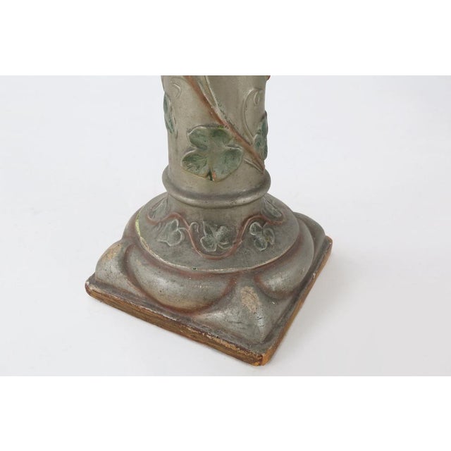 Art Nouveau Console or Pied De Stall in Glazed Plaster, 1920s For Sale - Image 10 of 16