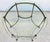 Vintage La Barge Side Table Brass Glass Hoof Footed Octagonal Labarge For Sale In Miami - Image 6 of 12