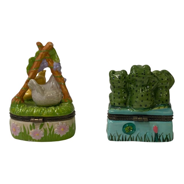 Holiday Accent Theme Characters Shape Porcelain Small Box Containers For Sale