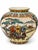 eautiful vintage Japanese Satsuma-style ceramic vase with an ornate rounded form and richly detailed hand-painted...