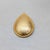 Monet Vintage C1985 Signed Monet Goldtone "Hammered" Tear Drop Shaped Brooch For Sale - Image 4 of 10