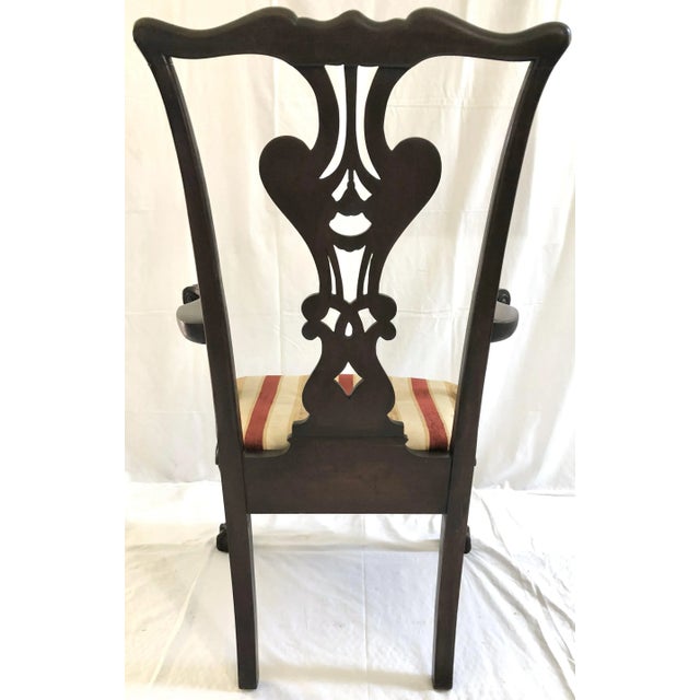 Wood Late 19th Century Overscaled American Chippendale Portrait Chair For Sale - Image 7 of 10