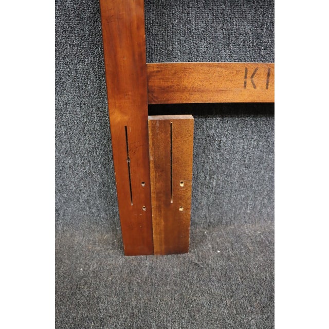 Mid 20th Century Kincaid Ducks Unlimited Collection Cherry Headboard For Sale - Image 5 of 8