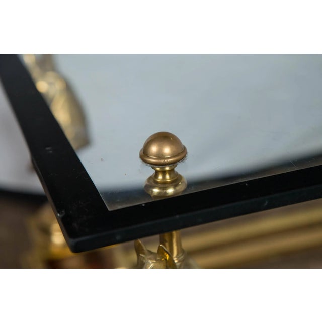 Metal Brass "Cheval" Horse Head Coffee Table by Maison Charles, France For Sale - Image 7 of 12