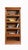 Brown Mission Style Oak Barrister Bookcase 5 Stack-Leaded Glass in Walnut Stain For Sale - Image 8 of 18