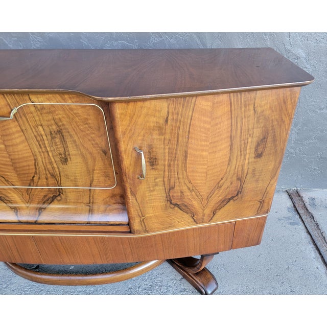 1950s Cocktail Cabinet Credenza Dry Bar by Beautility For Sale In San Francisco - Image 6 of 16