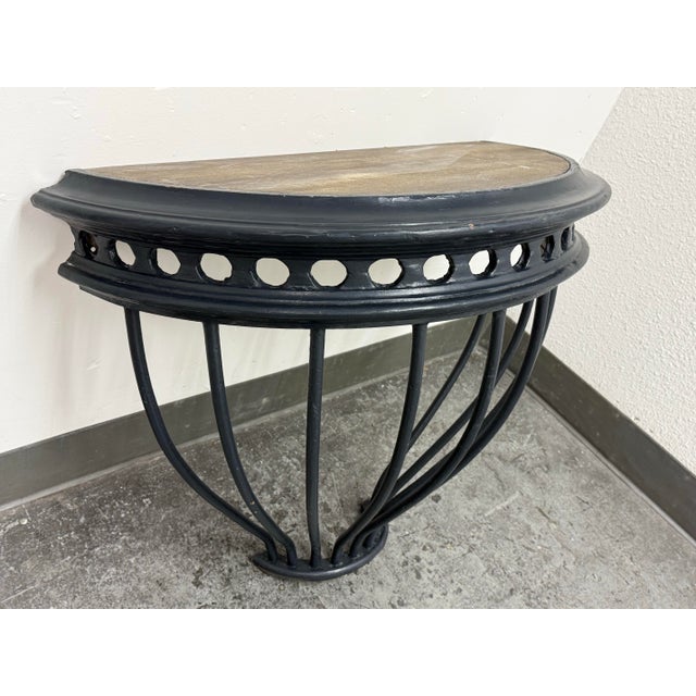 Design Plus Gallery presents the Hayrack Demilune Console Table from Restoration Hardware. Inspired by the voluptuous form...