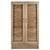 Solid Wood Storage Unit with Glass Doors For Sale - Image 9 of 9