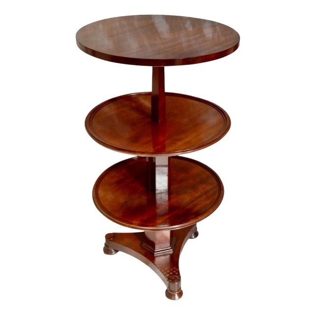 Antique Regency Mahogany Metamorphic Three-Tier Dumb Waiter, 1800 For Sale