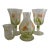 Princess House Cottage Tulip Carafe, 2 Goblets, and Votive Holder - Romania For Sale