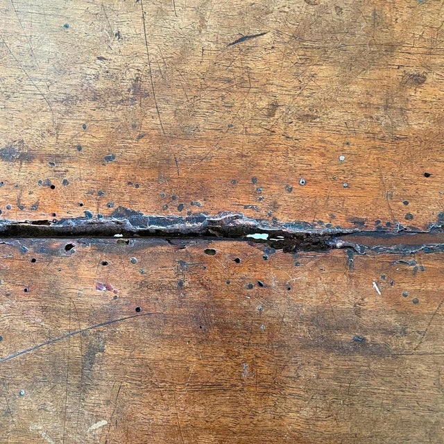 Italian Wooden Fratino Table with Decorated Legs, 1700s For Sale - Image 11 of 18