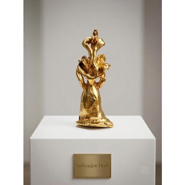 Salvador Dali El Ama de Llaves Rare relief, great opportunity for purchase one or solid silver 24 carat gold finished...