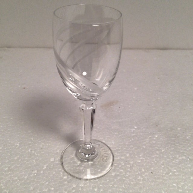 Vintage Etched Godiva Crystal Cordial Glasses - Set of 12 For Sale - Image 4 of 13