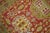 Khotan Bright Red Green Yellow Antique 20th Century Wool Handmade Oriental Rug - 5'3" x 8'4" For Sale In New York - Image 6 of 6