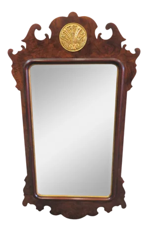 Late 20th Century Henredon Chippendale Gilt Carved Mirror