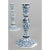 Delft Vintage Dutch Delft Floral Candlesticks - A Pair For Sale - Image 4 of 9