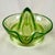 1930s Uranium Glass Large Citrus Reamer or Juicer For Sale - Image 4 of 10
