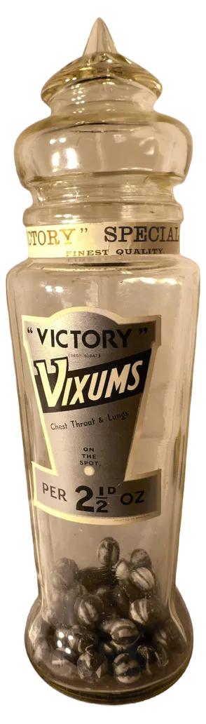 Large 19th Century Victory Sweet Shop Jar, 1900s