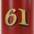 Metal Vintage English Export Tea Can Hand-Painted No. 61 Table Lamp, Vintage Table Lamp For Sale - Image 7 of 8