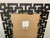 Wood Greek Key / Labyrinth Inspired Large Geometric Wall Mirror – Black & Gold - Global Eclectic, Palm Beach Regency - 34.5” X 45” See Pics! For Sale - Image 7 of 8