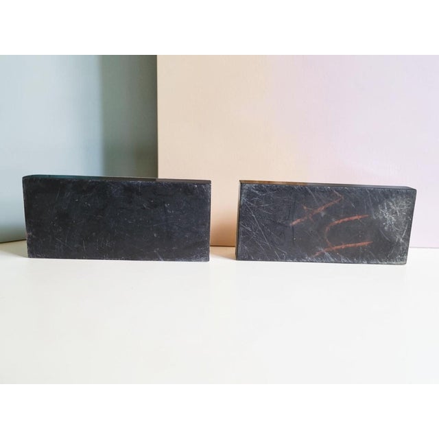Stone Art Deco Marble Bookends, France, 1930s, Set of 2 For Sale - Image 7 of 8