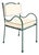 Panarea Armchair in Isola with Cream & Green Upholstery by Ceraudo For Sale