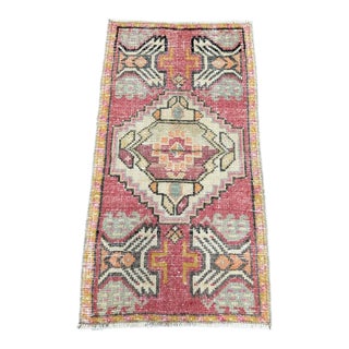 Turkish Yastik Rug 1'7" x 2'11" For Sale
