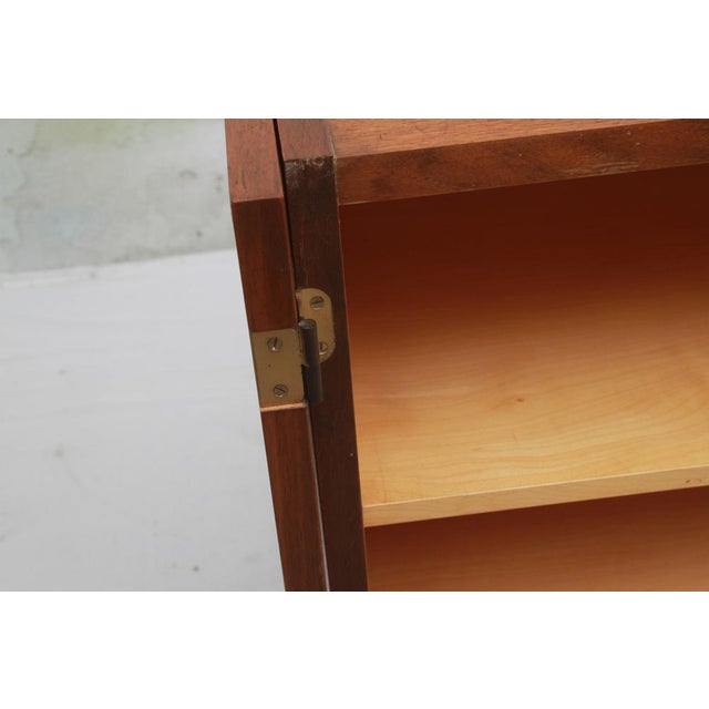 Sideboard in Walnut on Metal Legs, 1965 For Sale - Image 9 of 11