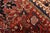 Heriz Rug 9'7'' X 12'5'' Red Wool Vintage Tribal Hand-Knotted Oriental Carpet For Sale - Image 11 of 15