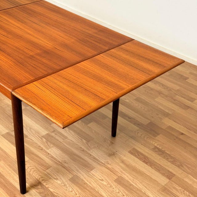 Small Square Dining Table in Teak, Denmark, 1950s-1960s For Sale - Image 4 of 13