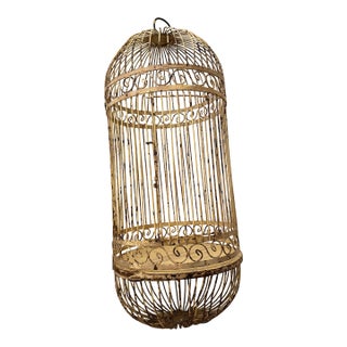 Antique Large Iron Birdcage For Sale