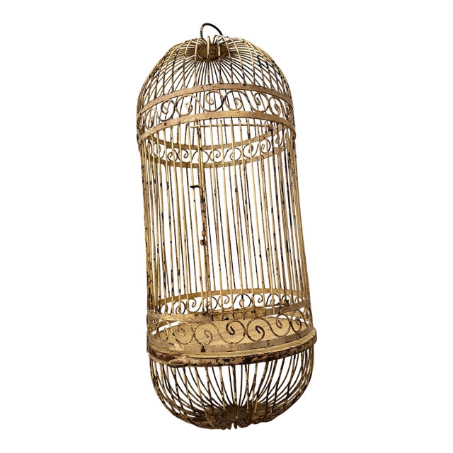 Antique Large Iron Birdcage For Sale