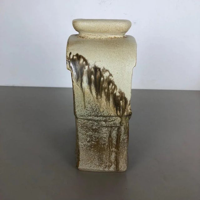 Large German Studio Pottery Vase Object by Heiner Balzar for Steuler, 1970s For Sale - Image 14 of 18
