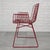 Mid-Century Modern Mid-Century Modern Red Painted Steel Wire Chair, Sweden, 1960s For Sale - Image 3 of 12
